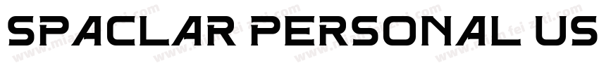 Spaclar Personal Use字体转换